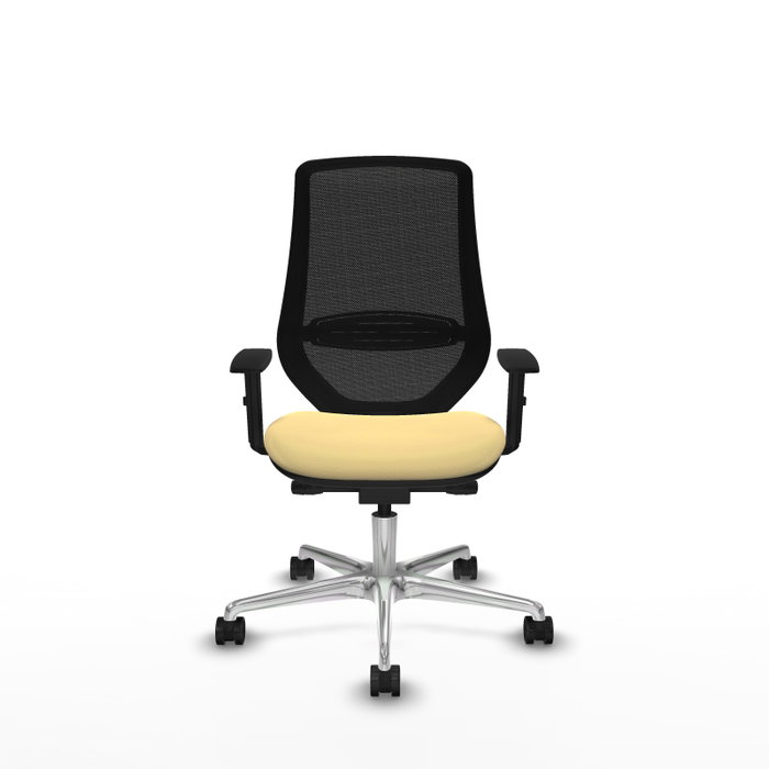 PIQUERAS Y CRESPO Silla de oficina Mardos con mecanismo Sincro/Traslack, Crema y Negro PIQUERAS Y CRESPO Silla de oficina Mardos con mecanismo Sincro/Traslack, Crema y Negro