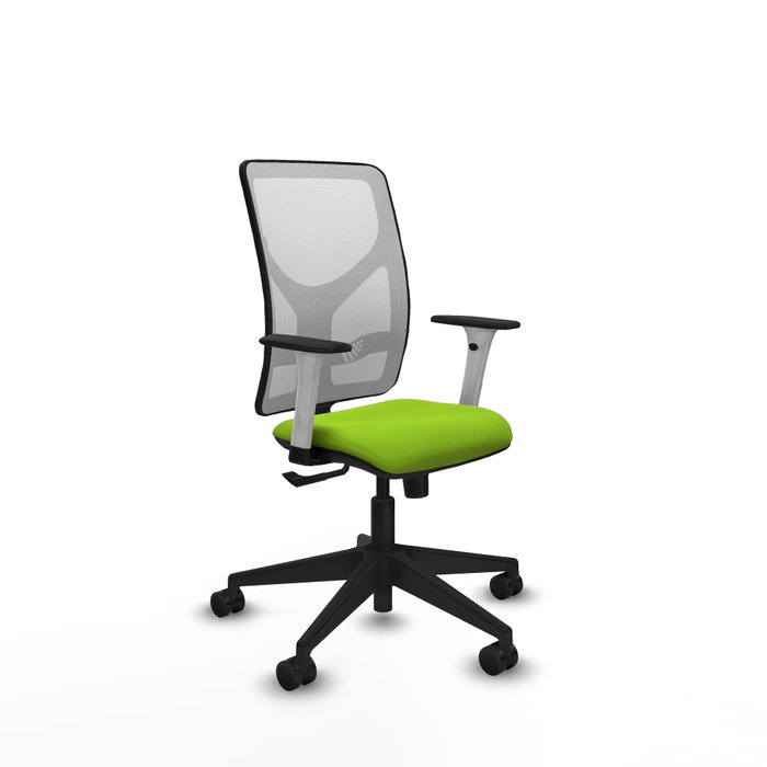 PIQUERAS Y CRESPO Silla de oficina Motilla con mecanismo Sincro, Pistacho y Blanco PIQUERAS Y CRESPO Silla de oficina Motilla con mecanismo Sincro, Pistacho y Blanco