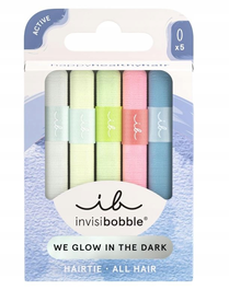 Invisibobble Hairtie Glow in the Dark 5 piezas