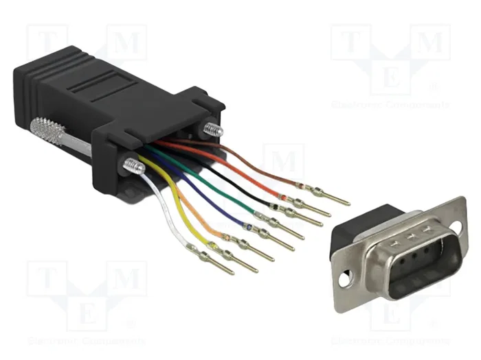 DeLOCK 66166 Adaptador Sub-D 9 Pin Macho a RJ-45 Hembra DeLOCK 66166 Adaptador Sub-D 9 Pin Macho a RJ-45 Hembra