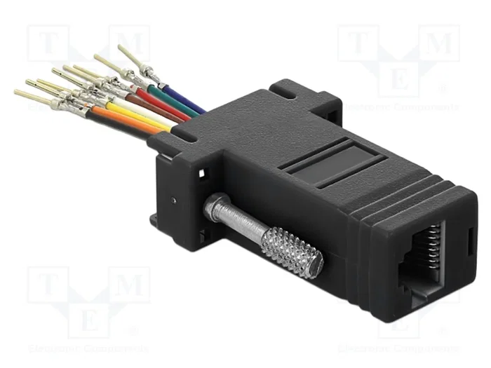 DeLOCK 66166 Adaptador Sub-D 9 Pin Macho a RJ-45 Hembra DeLOCK 66166 Adaptador Sub-D 9 Pin Macho a RJ-45 Hembra