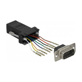 DeLOCK 66166 Adaptador Sub-D 9 Pin Macho a RJ45 Hembra