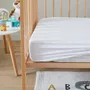 P'TIT DODO PTI3700948342602 Sábana Bajera Impermeable para Colecho 50 x 85 cm Blanco