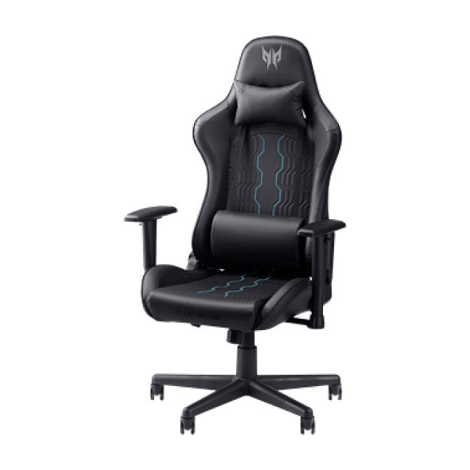 Acer Predator Rift Go PGC331 Silla Gaming Ergonomica, Respaldo Ajustable, Reposabrazos 4D, Soporte 120 kg, Negro/Azul