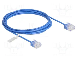 DeLOCK Cable de red RJ45 Cat.6 UTP Ultra Slim 2 m Azul