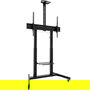 TooQ Soporte de Suelo para TV FS20406HM-B, Inclinable con Ruedas, 60-100" hasta 120kg, Negro