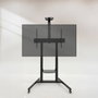 Tooq Aquiles Soporte de Suelo con Ruedas para Pantallas 60''-100'' Negro