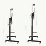 Tooq Aquiles Soporte de Suelo con Ruedas para Pantallas 60''-100'' Negro