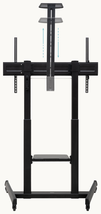 Tooq Aquiles Soporte de Suelo con Ruedas para Pantallas 60''-100'' Negro Tooq Aquiles Soporte de Suelo con Ruedas para Pantallas 60''-100'' Negro