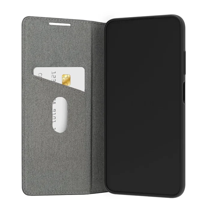 dbramante1928 Oslo Funda Folio para Samsung Galaxy A05s - Negro, 17 cm (6.7"), Plástico Reciclado con Bolsillo para Tarjetas