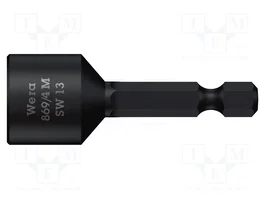 WERA Punta de destornillador de 6 ángulos, HEX 13mm, magnética