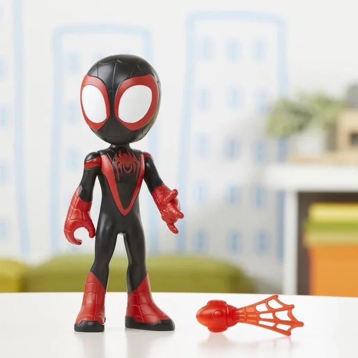 Hasbro Figura Gigante Marvel Spidey And His Amazing Friends Miles Morales Spider-Man Inspirada en la Serie
