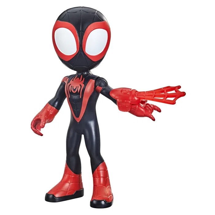 Hasbro Figura Gigante Marvel Spidey And His Amazing Friends Miles Morales Spider-Man Inspirada en la Serie