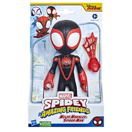 Hasbro Figura Gigante Marvel Spidey And His Amazing Friends Miles Morales Spider-Man Inspirada en la Serie