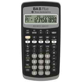 Texas Instruments BA II Plus Calculadora financiera Negra
