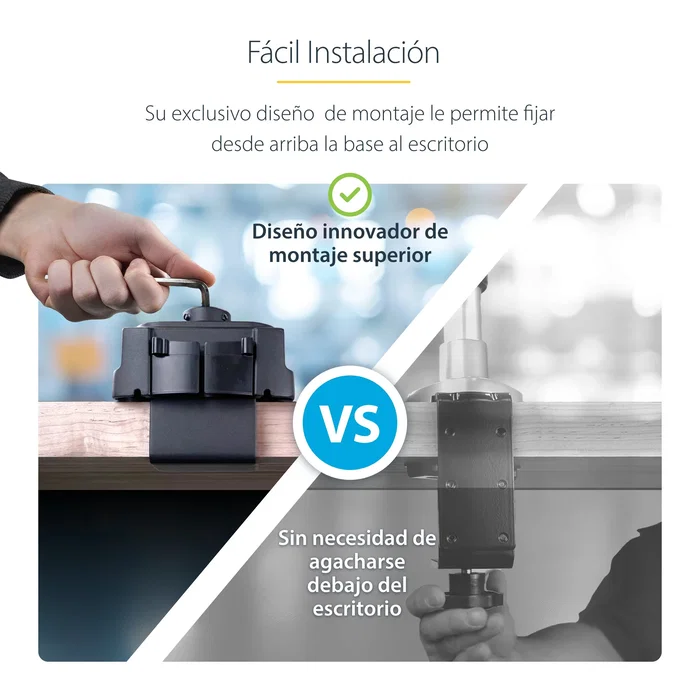StarTech.com Soporte para Dos Monitores ARMDUALPIVOT hasta 32 pulgadas