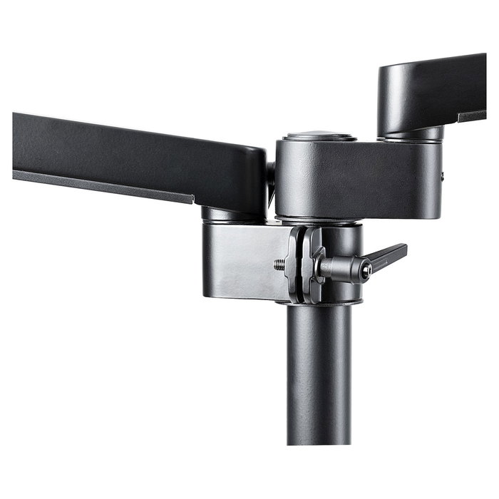 StarTech.com Brazo de Soporte para 2 Monitores VESA hasta 32 Pulgadas - Soporte de Montaje en Escritorio con Abrazadera, Ajuste de Altura e Inclinación, Hasta 8 kg por Pantalla