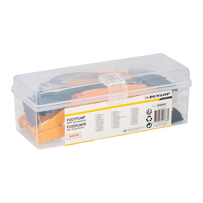 Lifetime Bomba de Aire de Pie para Bicicleta y Coche - Acero Azul con Manómetro, Manguera Flexible 480mm, Presión Máxima 7 Bar / 100 Psi Lifetime Bomba de Aire de Pie para Bicicleta y Coche - Acero Azul con Manómetro, Manguera Flexible 480mm, Presión Máxima 7 Bar / 100 Psi