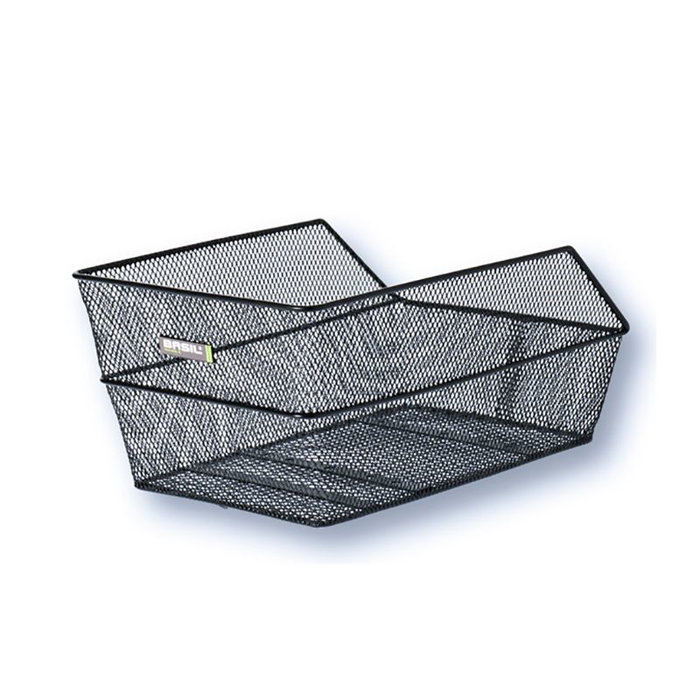 Basil Cesta Trasera Cento S Acero Negro con Fijación 39x24x21 cm Basil Cesta Trasera Cento S Acero Negro con Fijación 39x24x21 cm