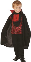 Creaciones Llopis Disfraz Bebe Vampiro Danubio Talla 0-12 Meses Incluye Pantalón, Camisa con Chaleco y Capa