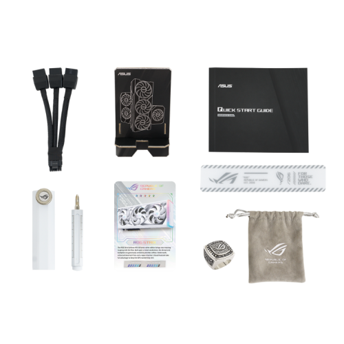 ASUS ROG -STRIX-RTX4080S-O16G-WHITE NVIDIA GeForce RTX 4080 SUPER 16 GB GDDR6X