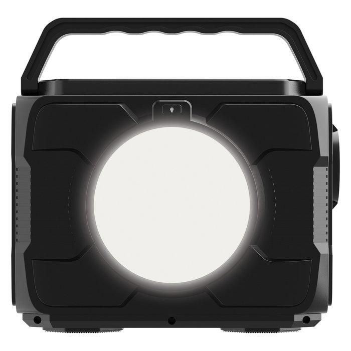 Sandberg 420-83 Power Station AC200 172.8Wh/48000mAh 200W - Batería Portátil 230V, 1x CA, 3x USB-A, 1x USB-C 100W, Carga Rápida, Pantalla, Negra