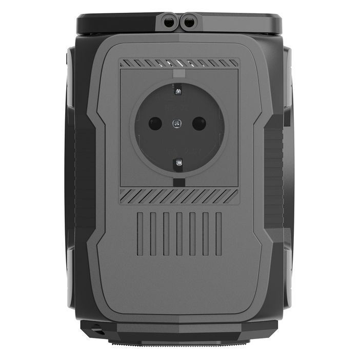 Sandberg 420-83 Power Station AC200 172.8Wh/48000mAh 200W - Batería Portátil 230V, 1x CA, 3x USB-A, 1x USB-C 100W, Carga Rápida, Pantalla, Negra