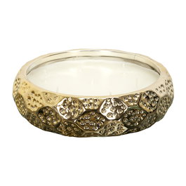 Home Deco Factory Vela Perfumada Con 7 Mechas Oro Bougie Ámbar