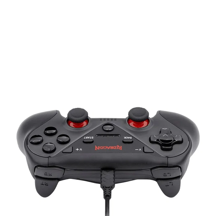 Redragon Ceres G812 Gamepad/Mando Bluetooth y USB (Negro) para Android, iOS, PC, PlayStation 4 con Soporte Ajustable para Móvil, 13 Botones Programables