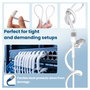 Extralink Patchcord LAN Cat.6A U/FTP 3m Blanco