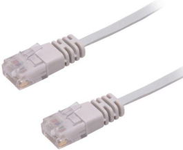 MicroConnect Cable de Red CAT6 U/UTP Plano 0.5m Gris