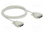 DeLOCK Cable serie D-Sub15 macho a macho 3 m 85977