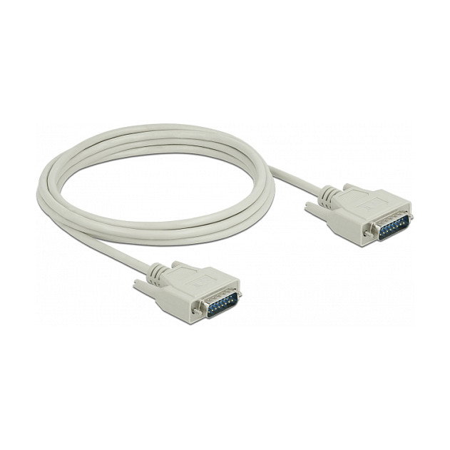 DeLOCK Cable serie D-Sub15 macho a macho 3 m 85977