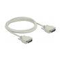 DeLOCK Cable serie D-Sub15 macho a macho 3 m 85977
