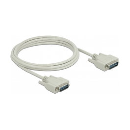 DeLOCK Cable serie D-Sub15 macho a macho 3 m beige