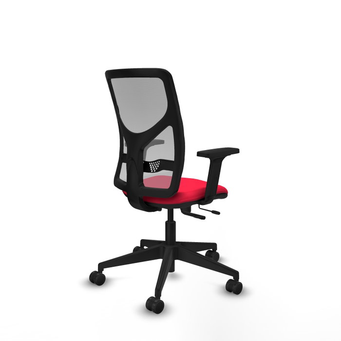 PIQUERAS Y CRESPO Silla de oficina Motilla con mecanismo Sincro/Traslack Rojo/Gris PIQUERAS Y CRESPO Silla de oficina Motilla con mecanismo Sincro/Traslack Rojo/Gris