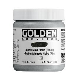 Golden Negra Mica Flake (Fino) Heavy Body