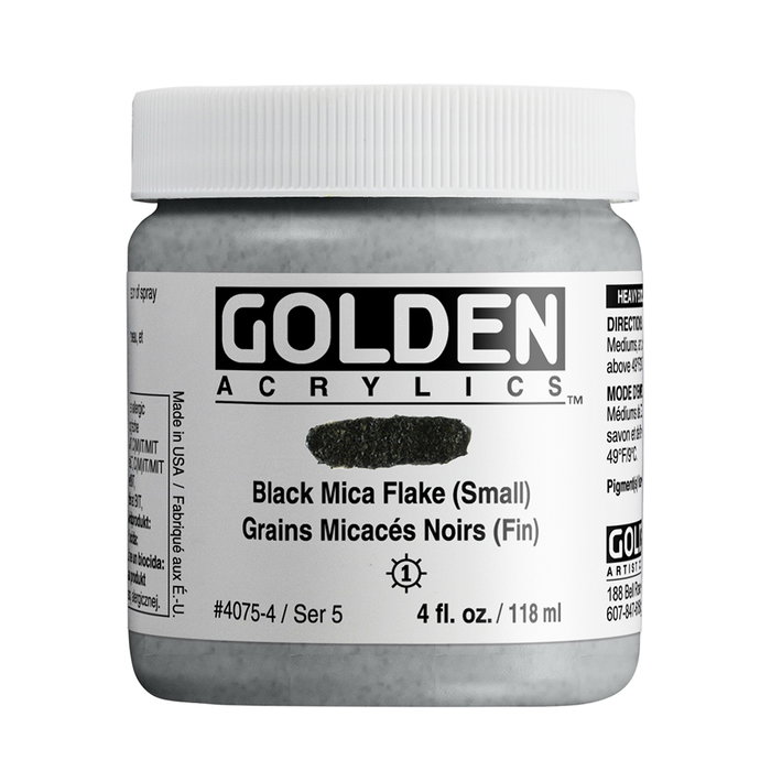 Golden Negra Mica Flake (Fino) Heavy Body Golden Negra Mica Flake (Fino) Heavy Body