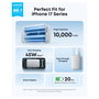 Anker PowerCore Nano A1638 Batería Externa 10000 mAh 45W, Carga Rápida USB-C PD, Color Blanco