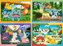 Ravensburger Puzzle Pokémon 4 x 100 Piezas - 4 puzzles infantiles de 100 piezas cada uno para niños a partir de 8 años