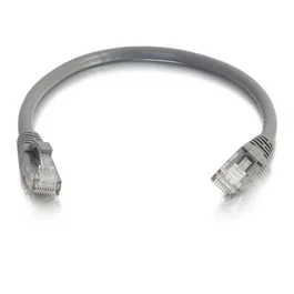 C2G 83368 Cable de Red Patch Cat6 UTP 2 Metros Gris, Conector RJ-45 Macho a RJ-45 Macho, Funda Antigancho Moldeada