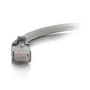 C2G 83368 Cable de Red Patch Cat6 UTP 2 Metros Gris, Conector RJ-45 Macho a RJ-45 Macho, Funda Antigancho Moldeada