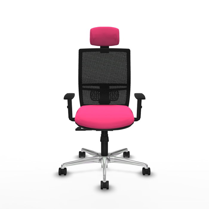 PIQUERAS Y CRESPO Silla de oficina Yunquera Rosa y Negro PIQUERAS Y CRESPO Silla de oficina Yunquera Rosa y Negro