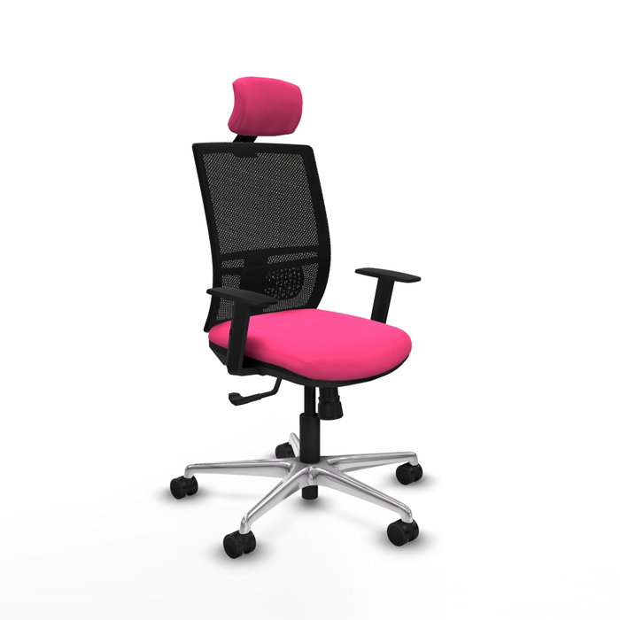 PIQUERAS Y CRESPO Silla de oficina Yunquera Rosa y Negro PIQUERAS Y CRESPO Silla de oficina Yunquera Rosa y Negro