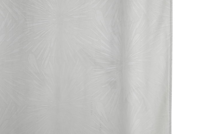 DKD Home Decor Cortina Urban Stars Marfil Poliéster Jaquard 2 x 260 x 140 cm (2 Unidades)