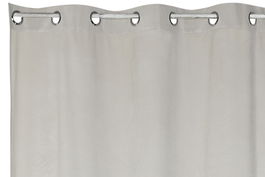 DKD Home Decor Cortina Urban Stars Marfil Poliéster Jaquard 2 x 260 x 140 cm (2 Unidades)