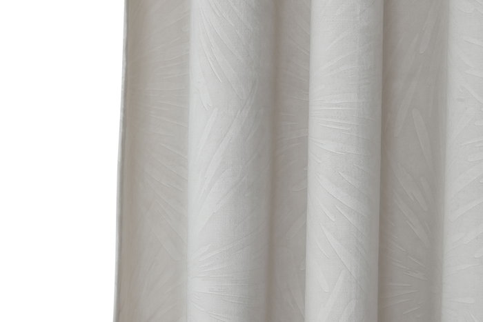 DKD Home Decor Cortina Urban Stars Marfil Poliéster Jaquard 2 x 260 x 140 cm (2 Unidades)