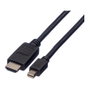 ROLINE Cable de video Mini DisplayPort a DisplayPort 3m 11.04.5792