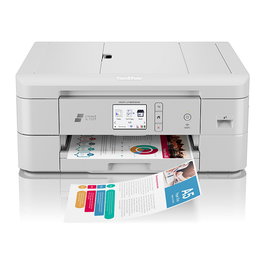 Brother DCP-J1800DWRE1 Impresora Multifuncion 3en1 Tinta Color Blanco, WiFi, Ethernet, Duplex, ADF 20H, A4, 1200x6000 DPI