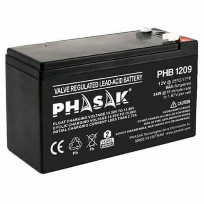 Phasak Batería PHB 1209 12V 9Ah